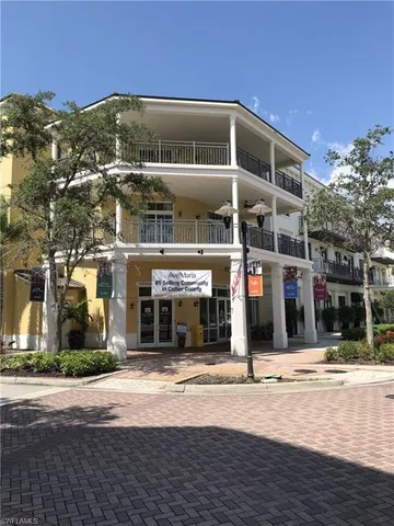 a front view of a building