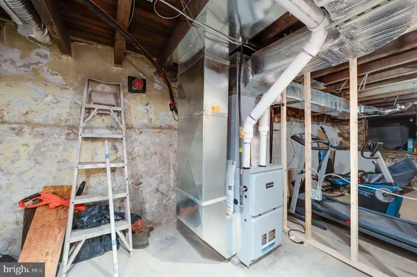 a view of storage and utility room