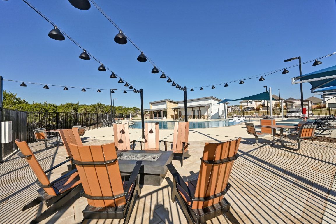 144 Granit Oak Drive Dripping Springs, TX 78620 - Photo 31 of 33 an outdoor space with seating