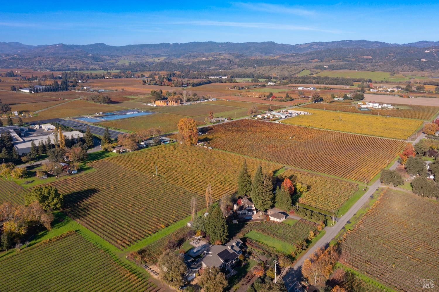 1135 Galleron Road St. Helena, CA 94574 - Photo 20 of 21 an aerial view of ocean and residential houses