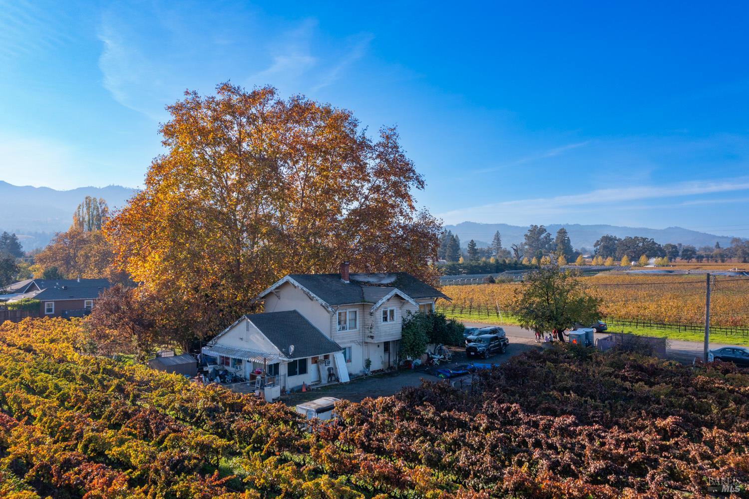 1135 Galleron Road St. Helena, CA 94574 - Photo 5 of 21 a view of a house with a yard and lake view