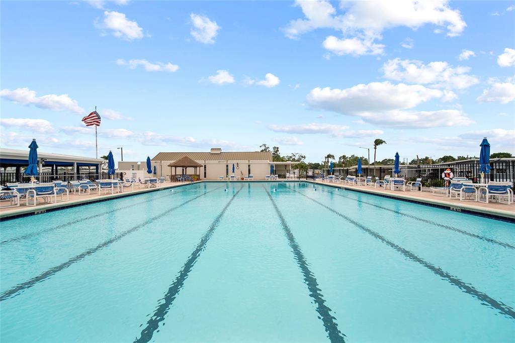 11047 102nd Way North, Unit 203 Largo, FL 33773 - Photo 18 of 26 a view of a swimming pool and an outdoor seating