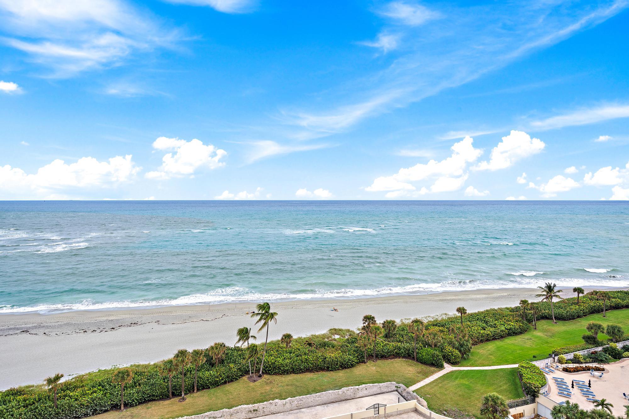 400 Ocean Trail Way, Unit 601 Jupiter, FL 33477 - Photo 15 of 42 a view of an ocean and beach