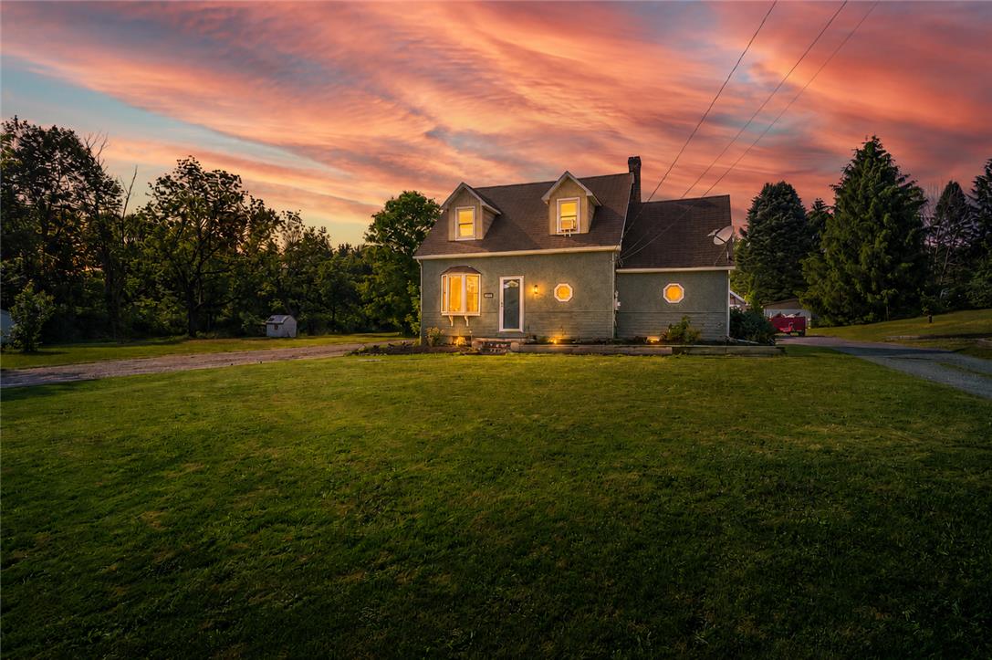 331 East Lizard Creek Road Lehighton, PA 18235 - Photo 1 of 37 Golden hour glows on this charming residence with a broad front lawn.