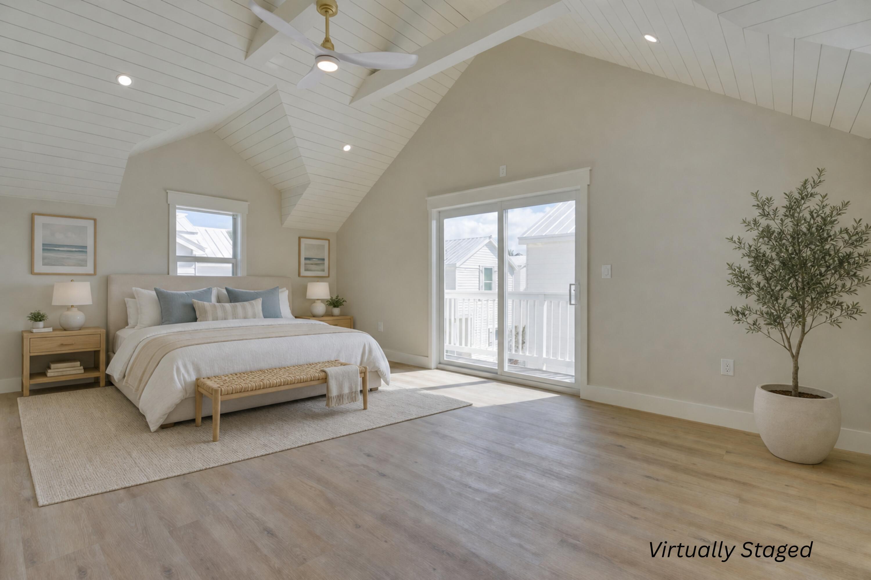 1316 Royal Street, Unit 6 Key West, FL 33040 - Photo 26 of 43 Virtually Staged Primary Bedroom
