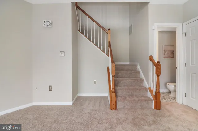 a view of entryway with stairs