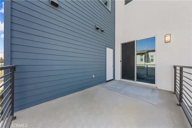 a room with a bed and window