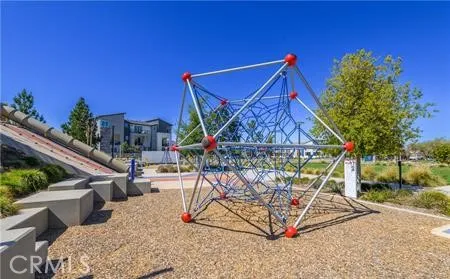 an aerial view of a house with outdoor space