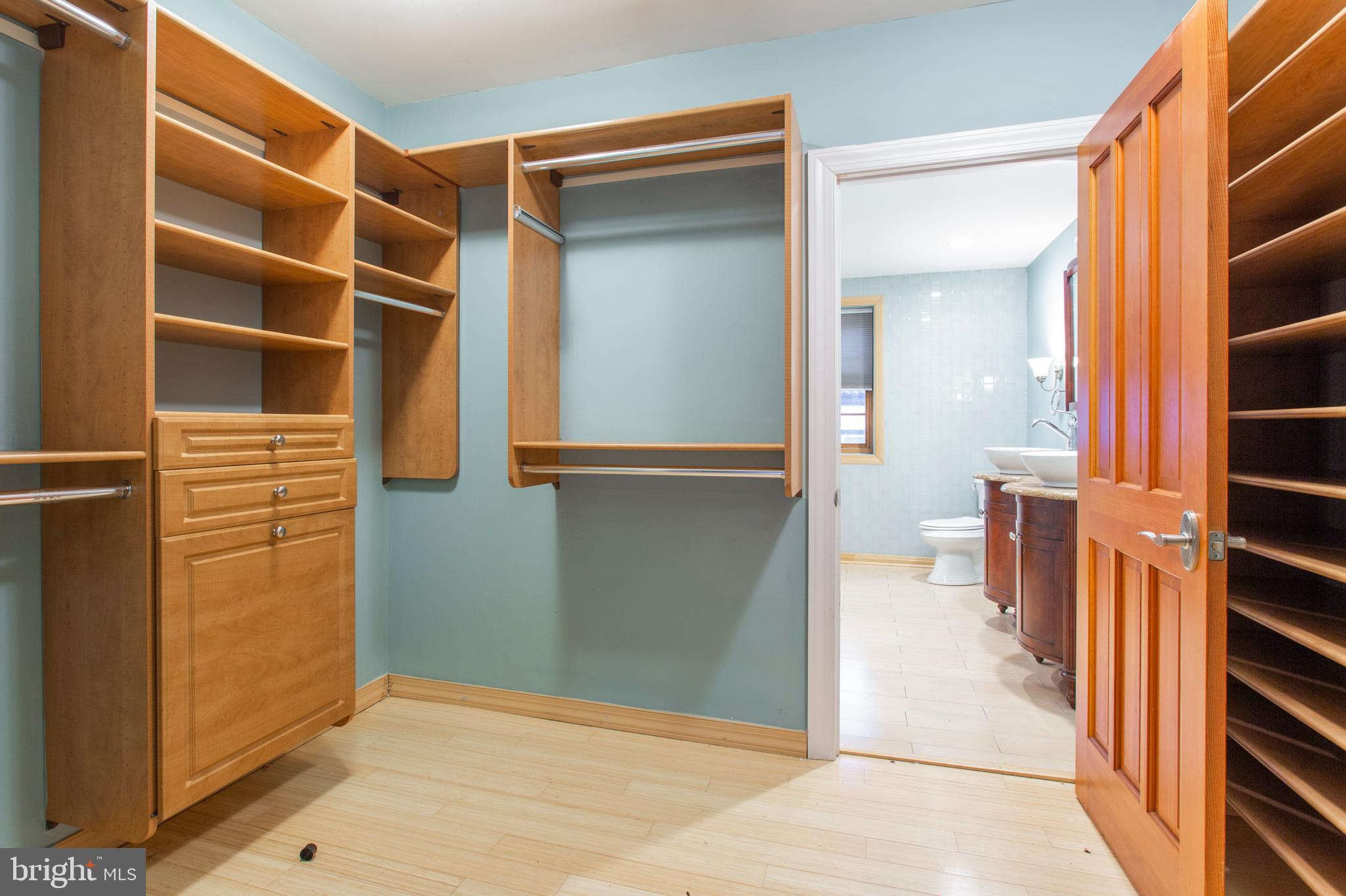 4436 Sansom Street Philadelphia, PA 19104 - Photo 27 of 31 a view of walk in closet with clothes and shoes