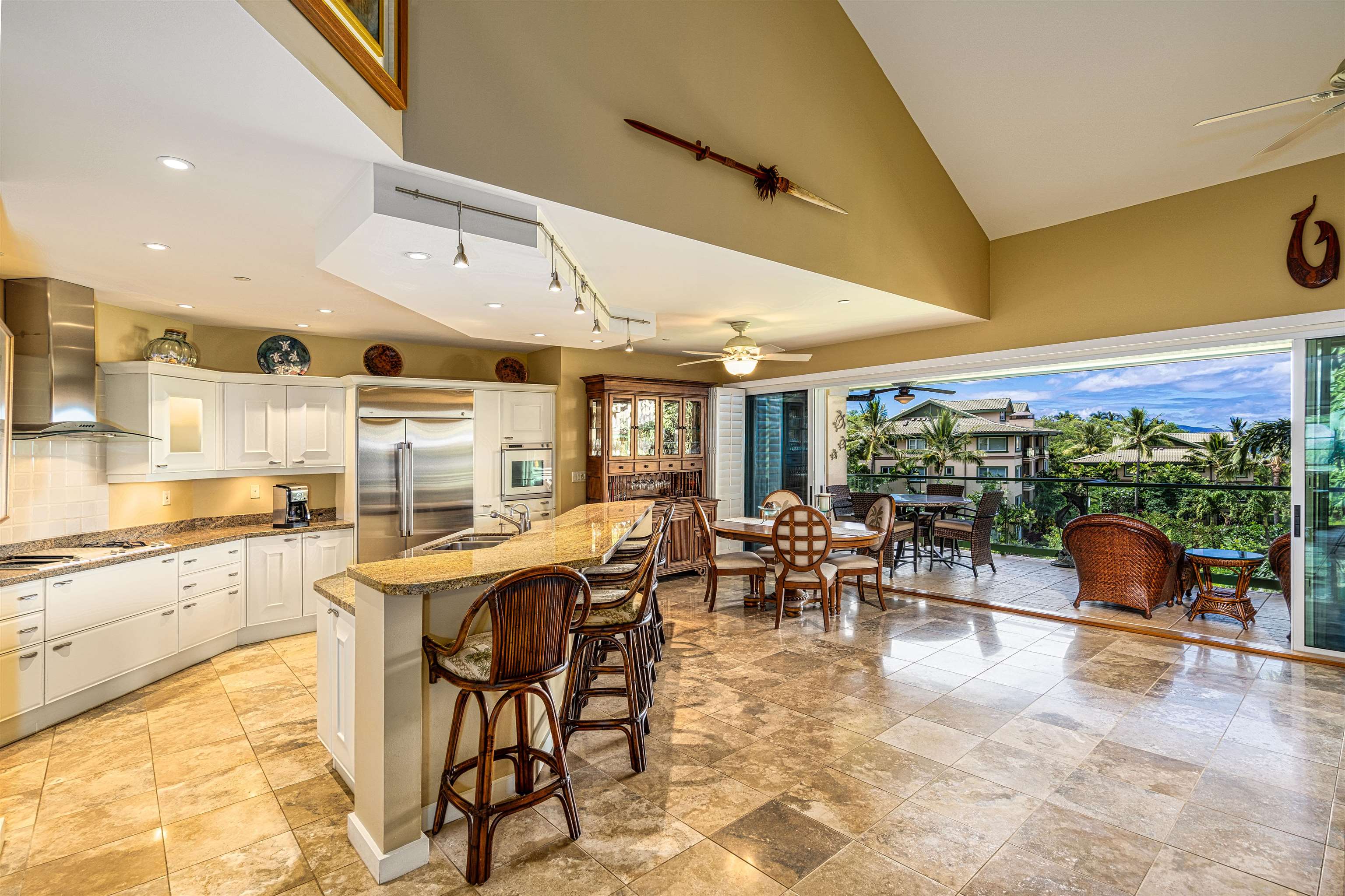 4955 Makena Road, Unit E301 Kihei, HI 96753 - Photo 11 of 22 an outdoor space with seating area and view of living room