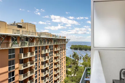 a view of balcony with patio