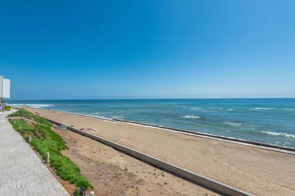 a view of beach and ocean