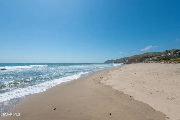 a view of beach and ocean