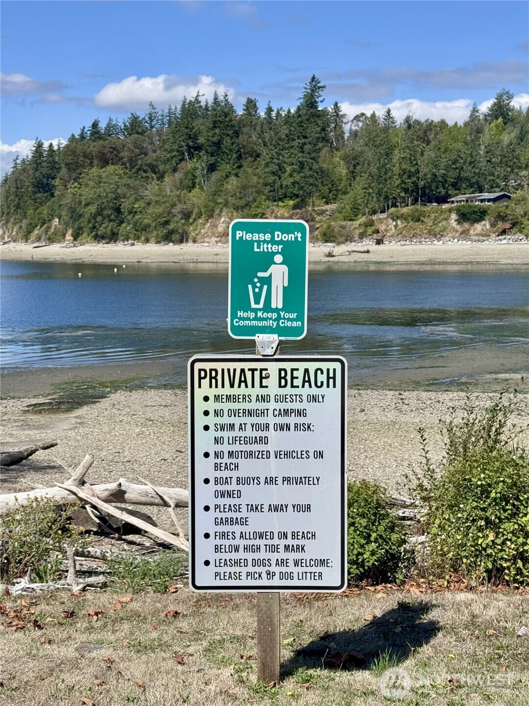 0 175th Avenue Southwest Longbranch, WA 98351 - Photo 17 of 19 a sign on the side of a river