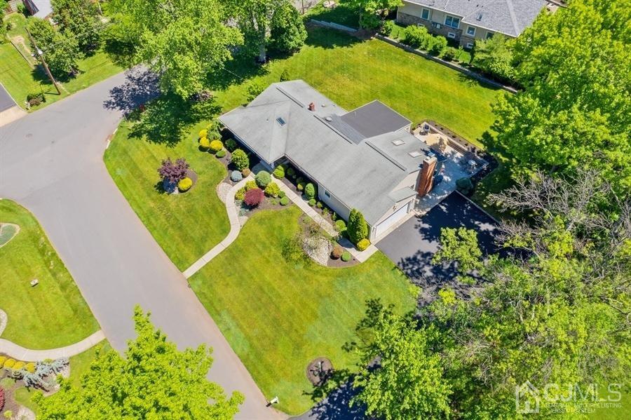 33 Southfield Road Edison, NJ 08820 - Photo 31 of 36 an aerial view of a house with a swimming pool