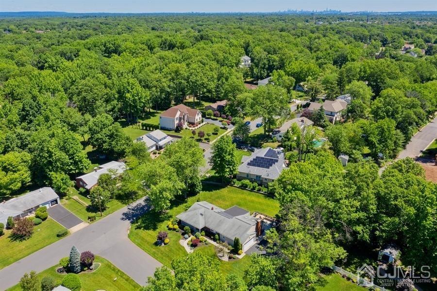 33 Southfield Road Edison, NJ 08820 - Photo 36 of 36 an aerial view of residential house with outdoor space and trees all around