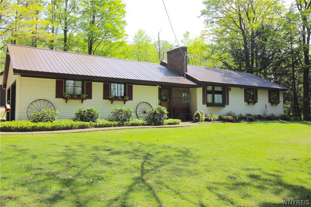 9717 Partridge Road Colden, NY 14033 - Photo 1 of 1 Ranch with front entrance. An addition that "L"s t