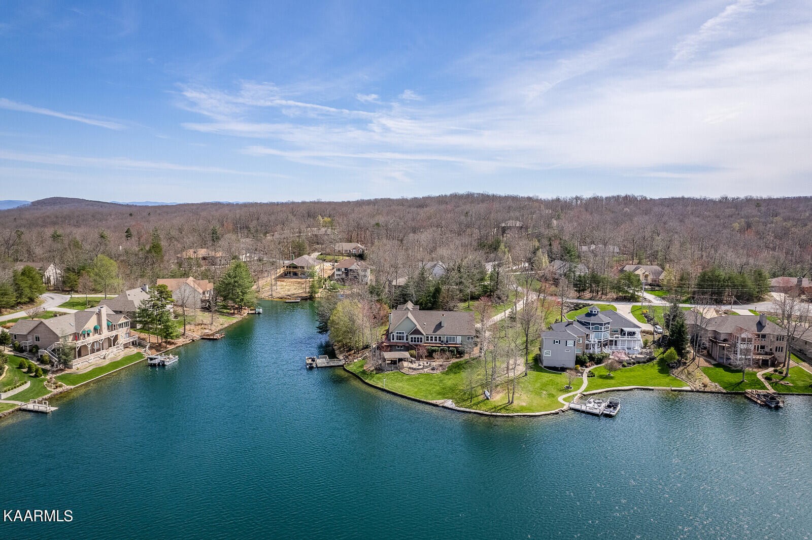 16 Milnor Circle Crossville, TN 38558 - Photo 49 of 50 an aerial view of a swimming pool patio lake and mountain view