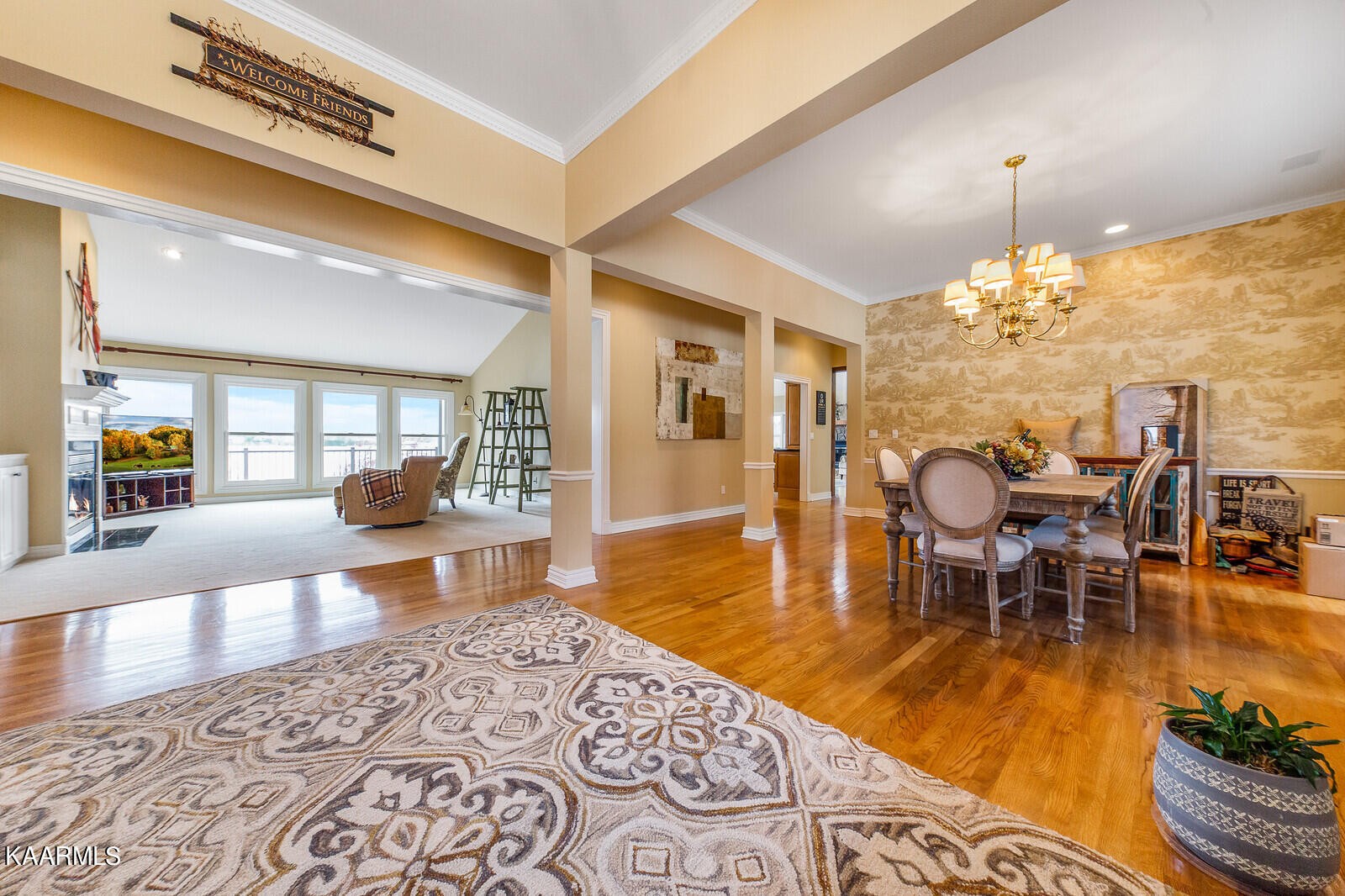 16 Milnor Circle Crossville, TN 38558 - Photo 6 of 50 a living room with furniture and a chandelier