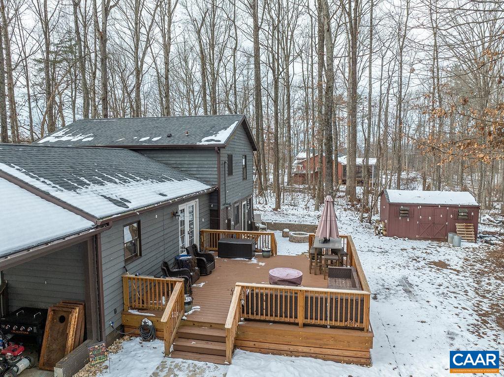 1425 Jacks Shop Road Rochelle, VA 22738 - Photo 61 of 66 a view of a backyard with sitting area