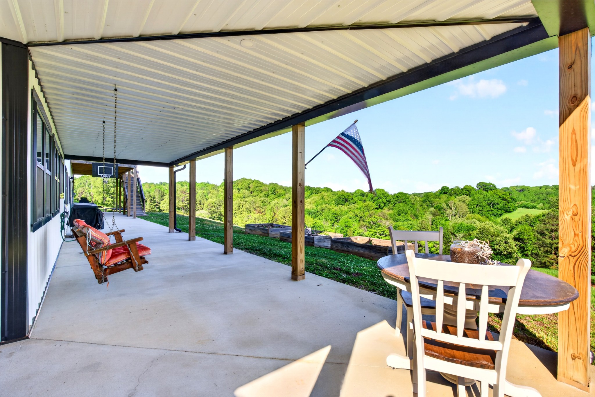 3485 Pinetree Circle Palmyra, TN 37142 - Photo 66 of 84 a view of a patio with a table chairs and a patio