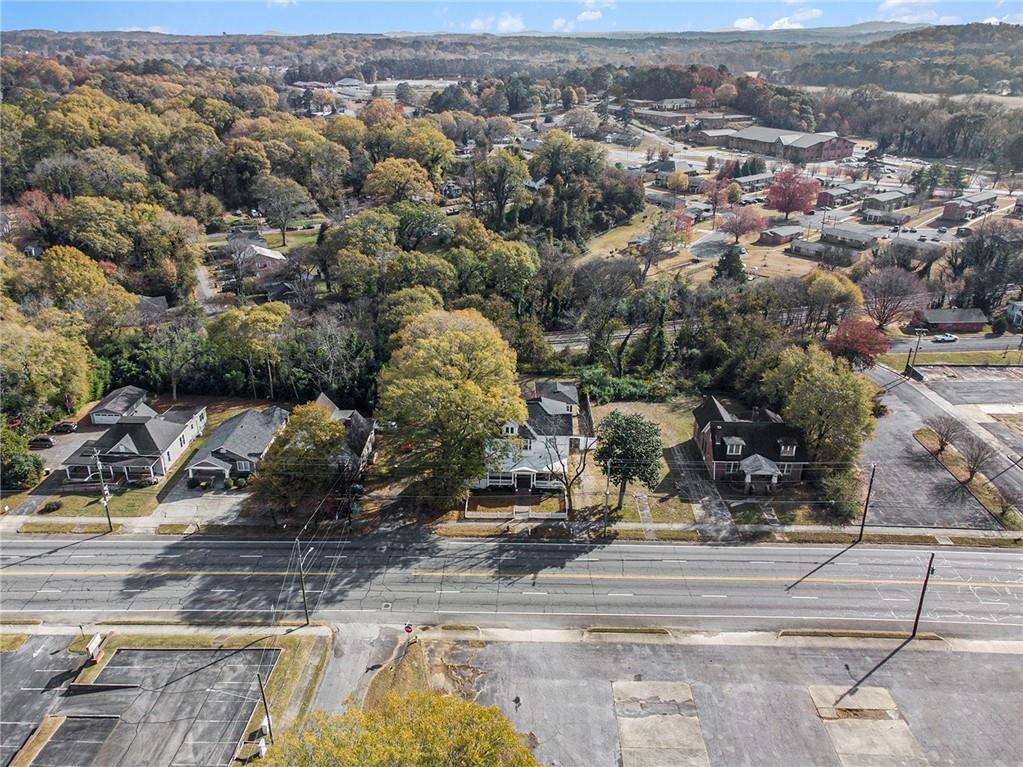 1208 North Broad Street Rome, GA 30161 - Photo 43 of 63 an aerial view of a city with streets