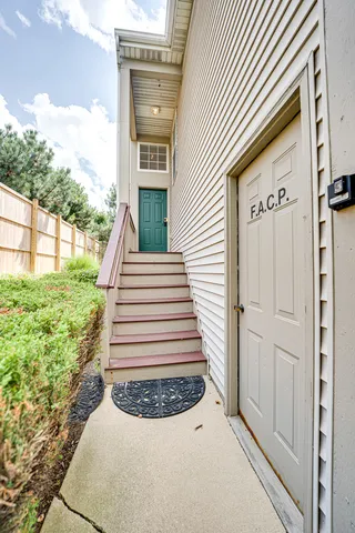 a view of a entrance door of the house