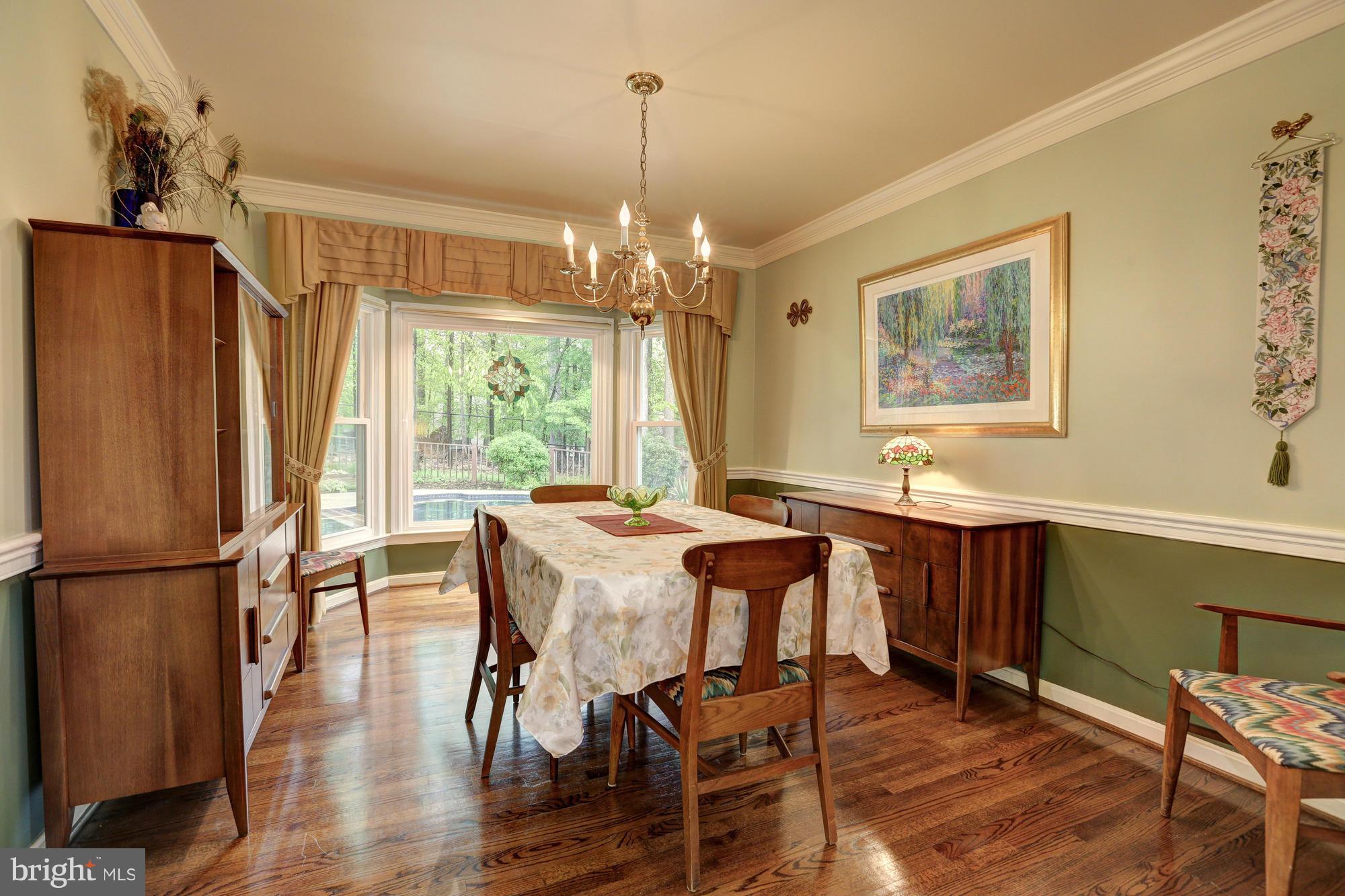 13408 Rippling Brook Drive Silver Spring, MD 20906 - Photo 12 of 30 Separate Dining Room with Bay Window