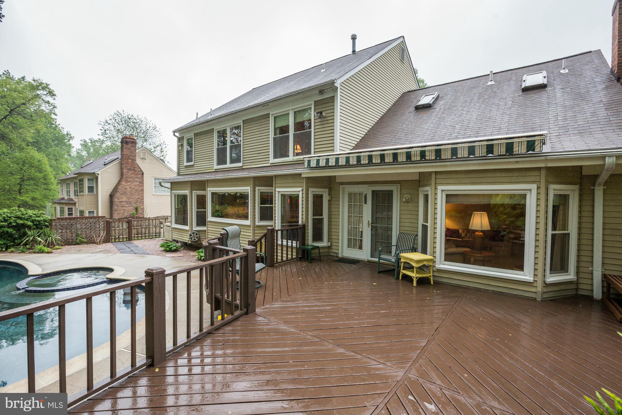 13408 Rippling Brook Drive Silver Spring, MD 20906 - Photo 6 of 30 Deck with Operable Awning