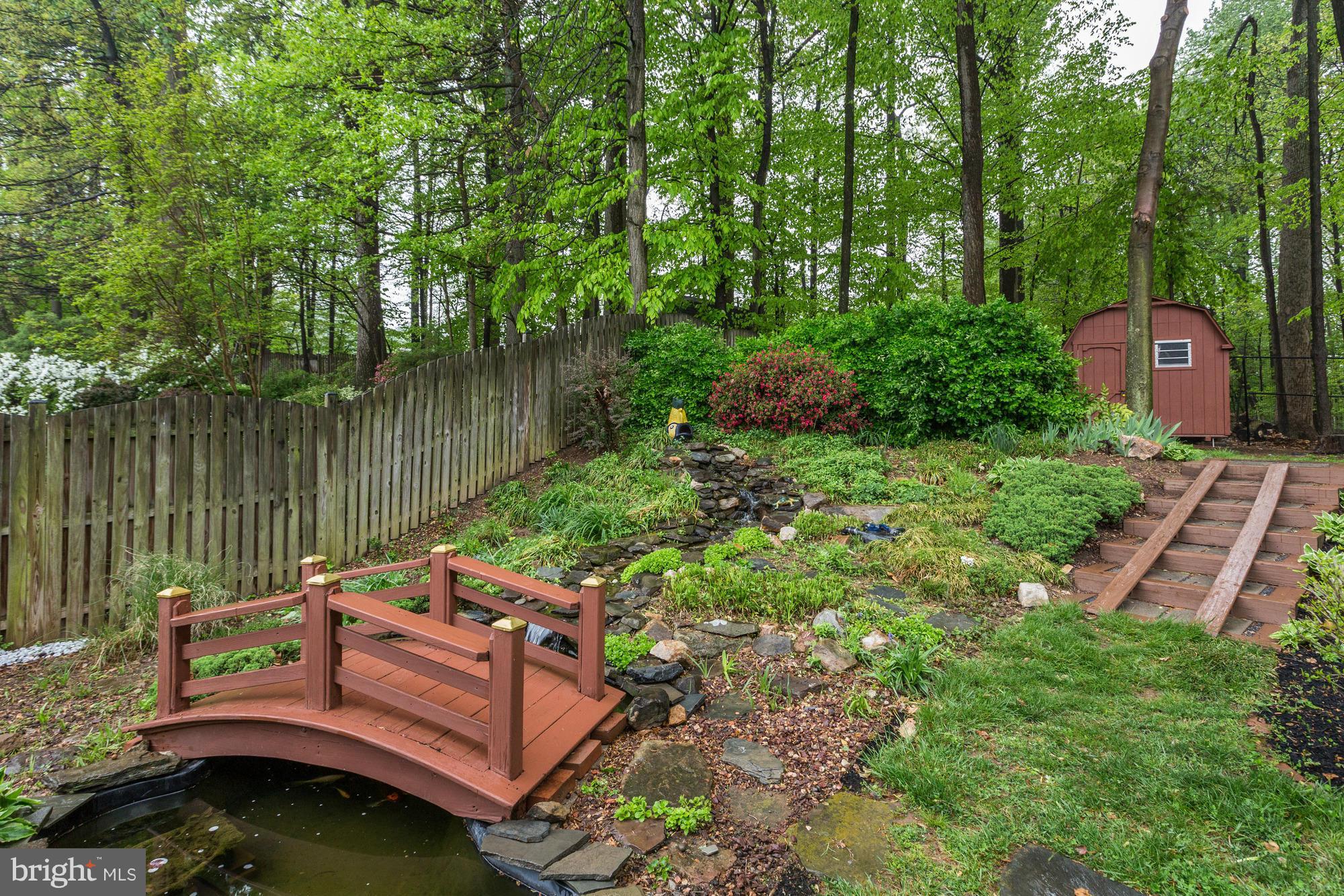 13408 Rippling Brook Drive Silver Spring, MD 20906 - Photo 8 of 30 Fish Pond with Waterfall