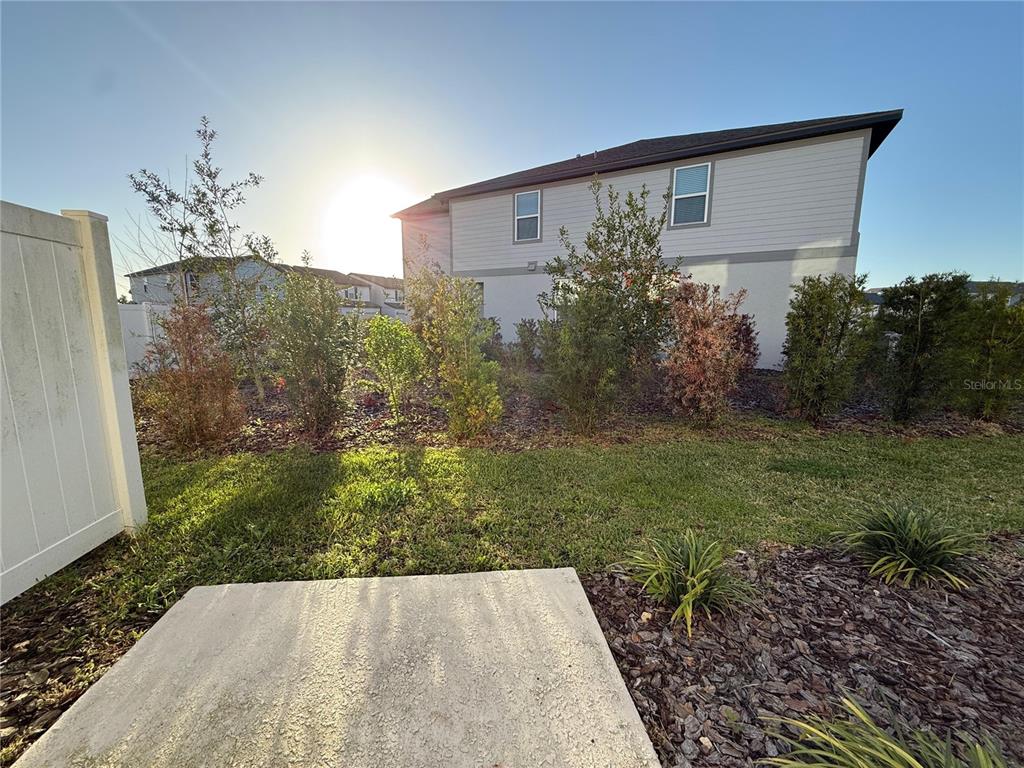 7649 Intrepid Road Wesley Chapel, FL 33545 - Photo 22 of 46 a view of a house with a backyard