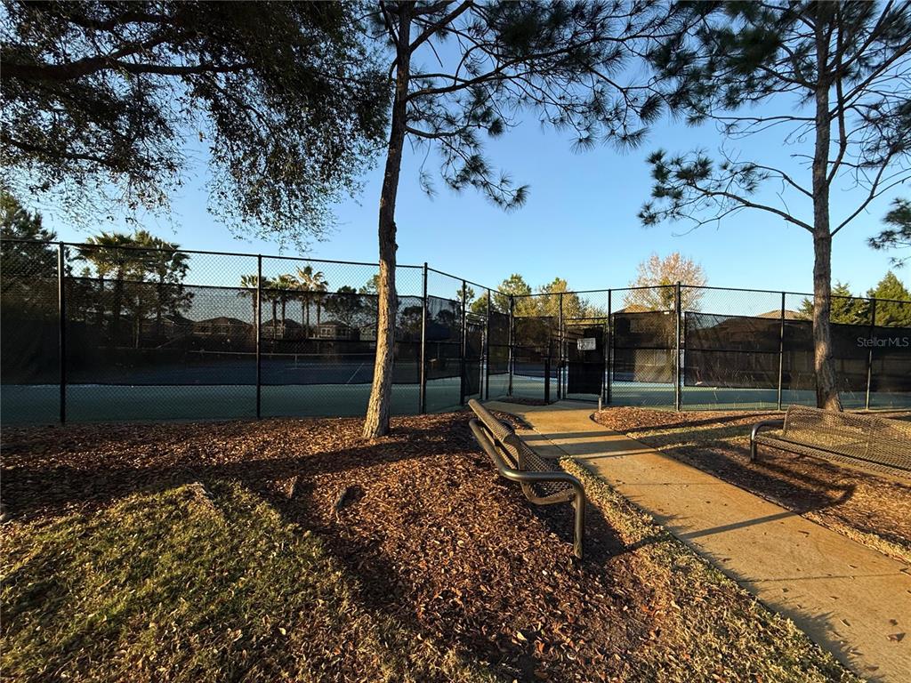 7649 Intrepid Road Wesley Chapel, FL 33545 - Photo 31 of 46 a view of a backyard with sitting area