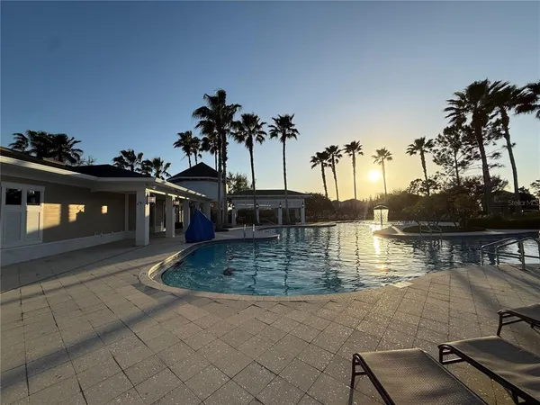 a view of a swimming pool