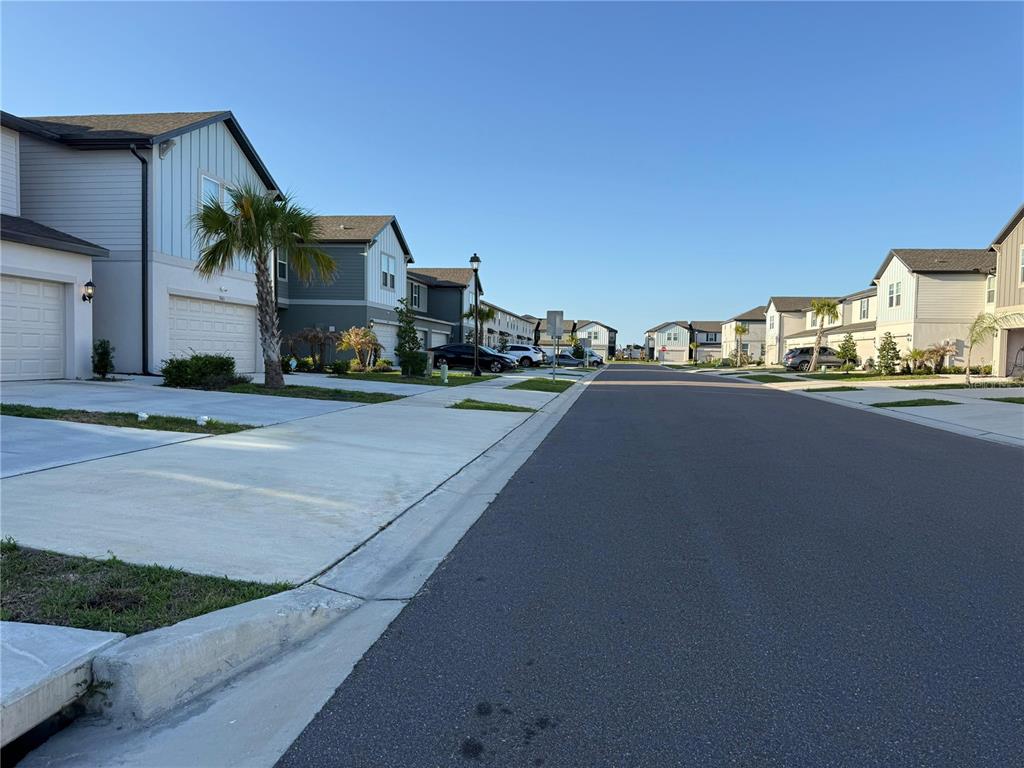 7649 Intrepid Road Wesley Chapel, FL 33545 - Photo 5 of 46 a view of a street with houses