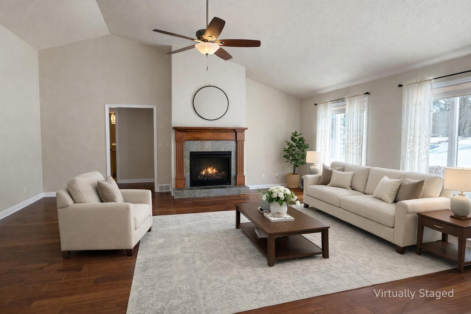 901 Hawthorne Court Manitowoc, WI 54220 - Photo 17 of 47 15 living room virtually staged 2