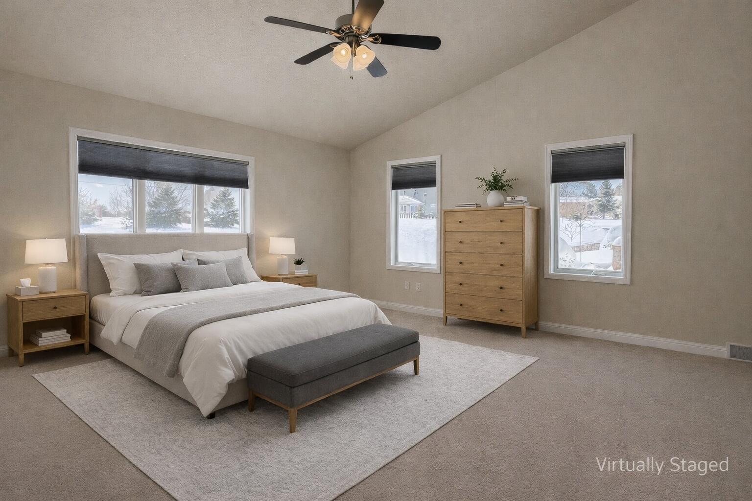901 Hawthorne Court Manitowoc, WI 54220 - Photo 23 of 47 16.5 primary bedroom virtually staged