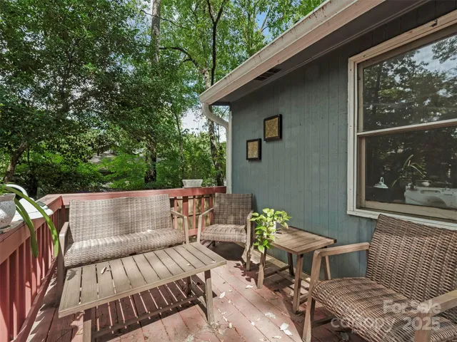 a view of outdoor seating area with furniture