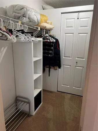 a view of walk in closet