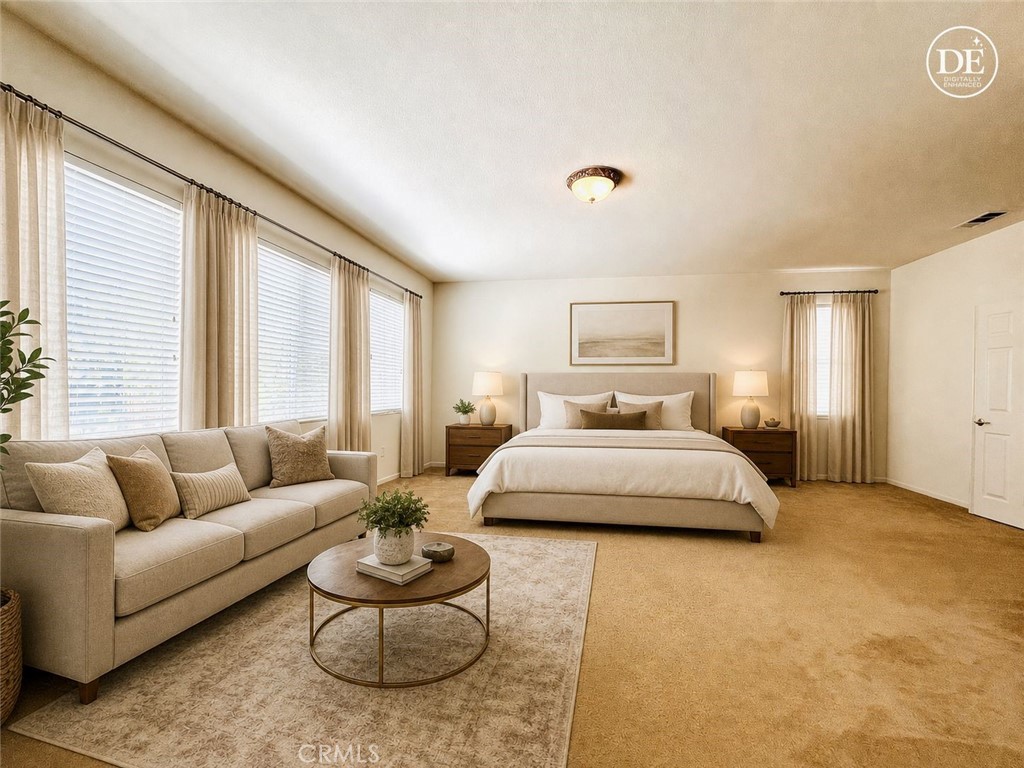 8740 Lodgepole Lane Riverside, CA 92508 - Photo 30 of 47 Virtually Staged Master Suite with Restreat Area
