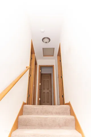 a view of a fireplace