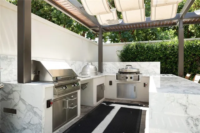 a view of outdoor space with seating area