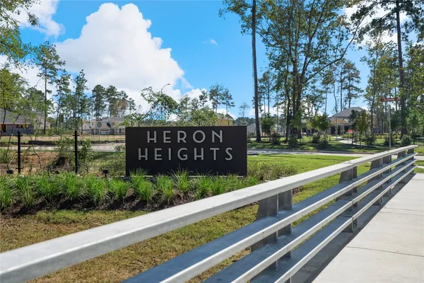 a view of park with sign board