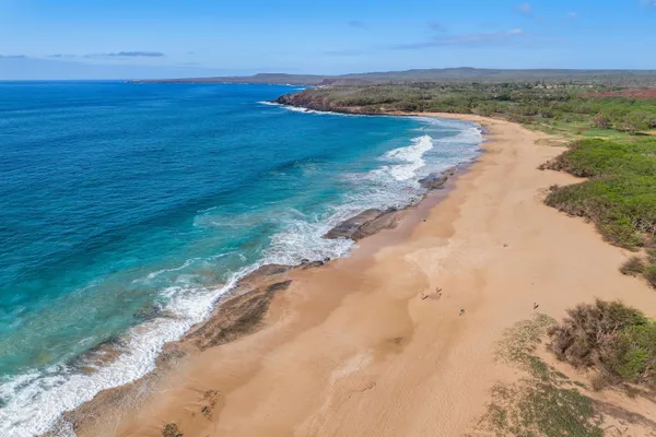 a view of an ocean beach