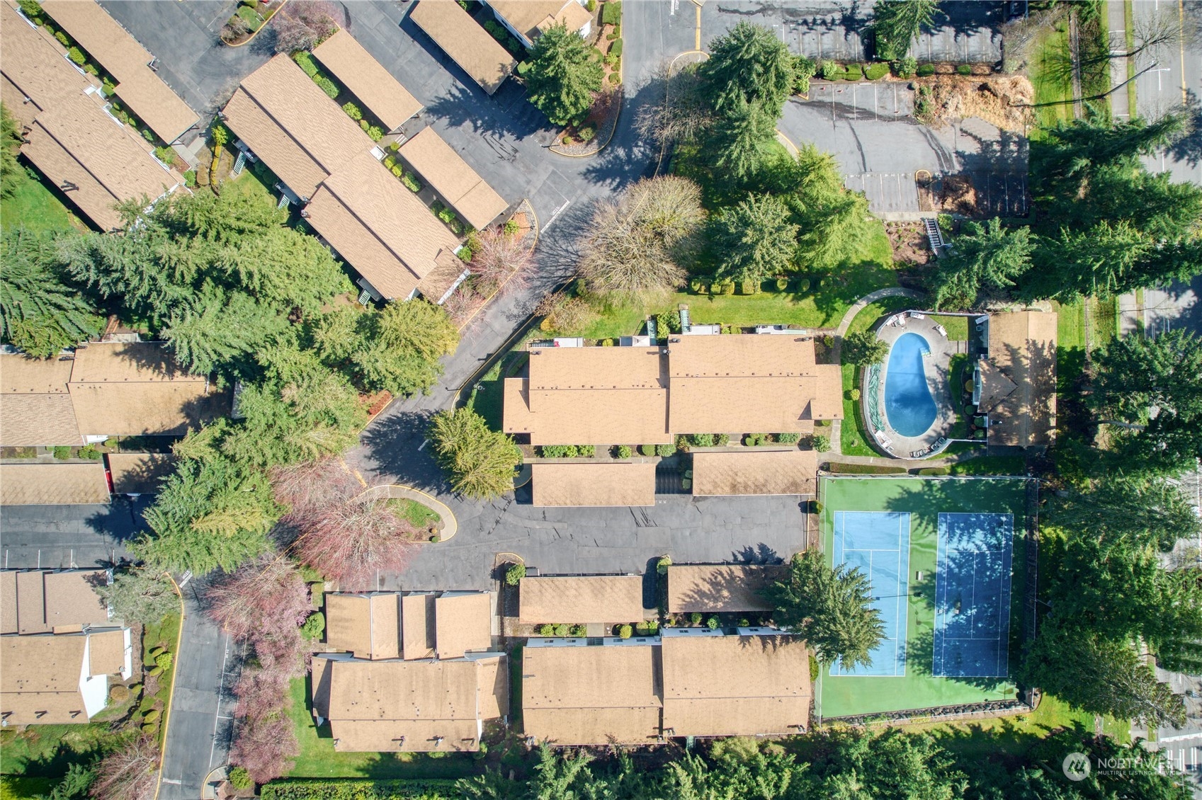 2003 Southwest 318th Place, Unit D8 Federal Way, WA 98023 - Photo 22 of 35 an aerial view of a house with outdoor space