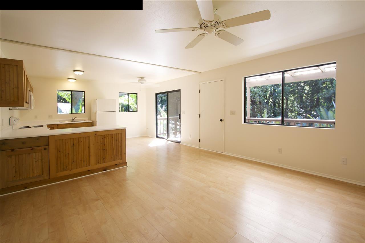 994 Kauhikoa Road Haiku, HI 96708 - Photo 6 of 13 a view of a kitchen with a sink cabinet and a window