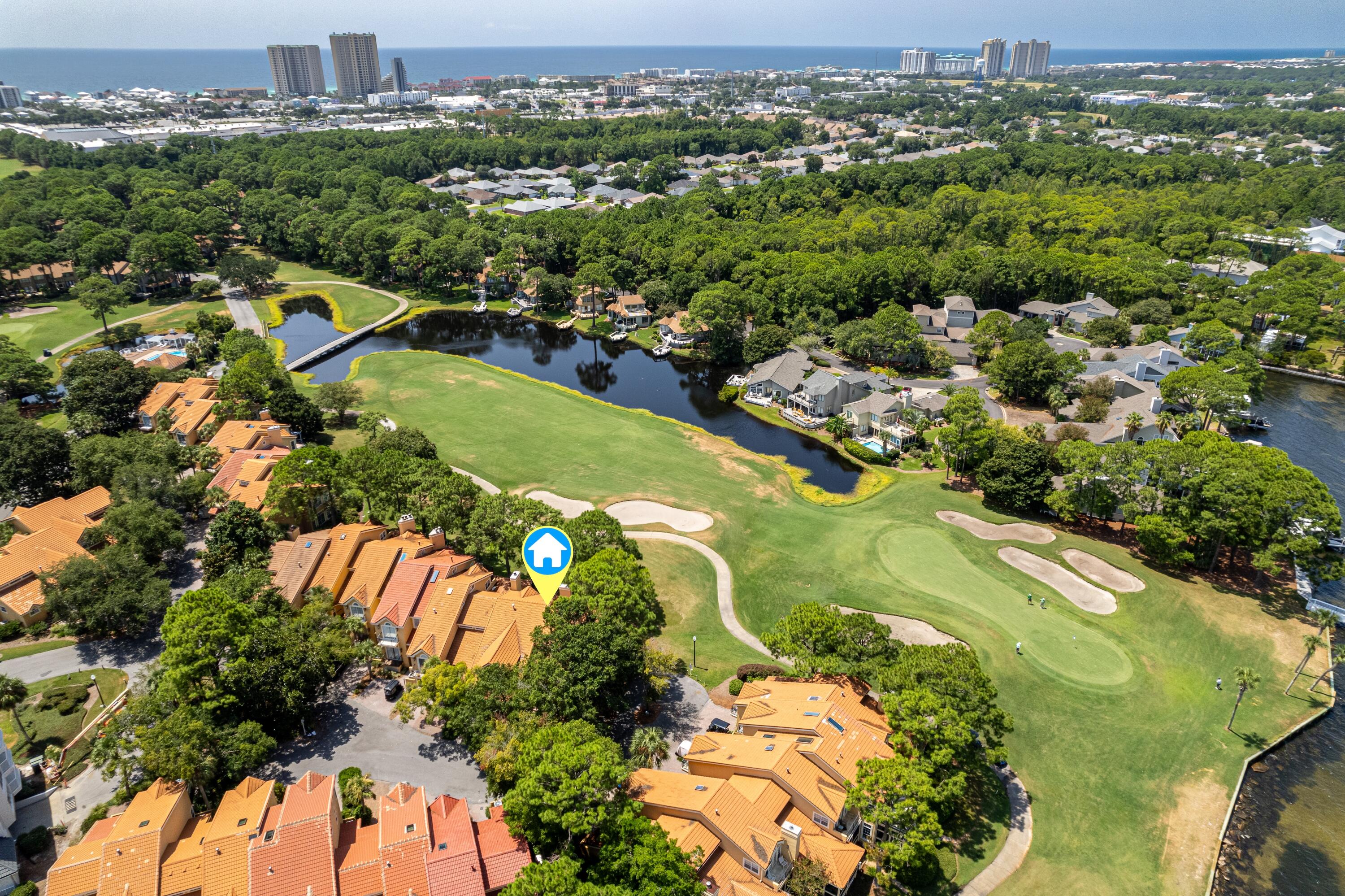 51 Vantage Point Miramar Beach, FL 32550 - Photo 54 of 64 an aerial view of residential houses with outdoor space and trees