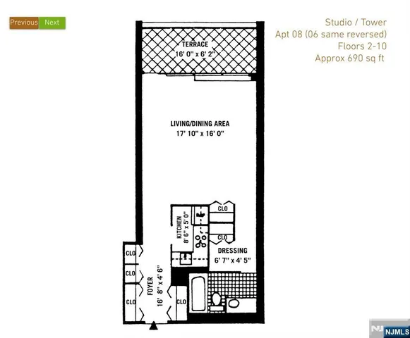 $125,000 | 6 Horizon Road, Unit 306, Fort Lee, NJ 07024