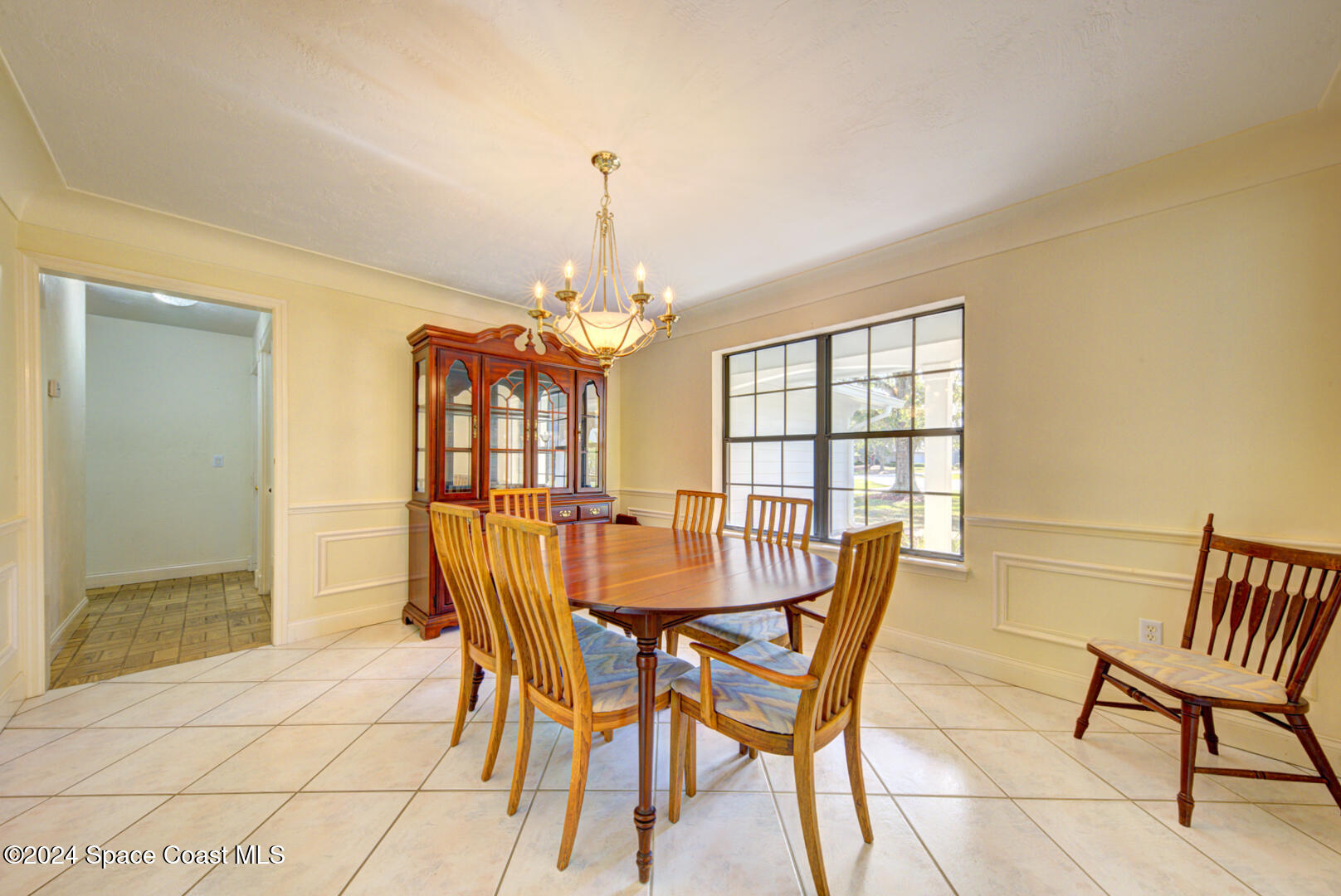 4050 Quail Path Road Cocoa, FL 32926 - Photo 16 of 60 dining room with tile floor
