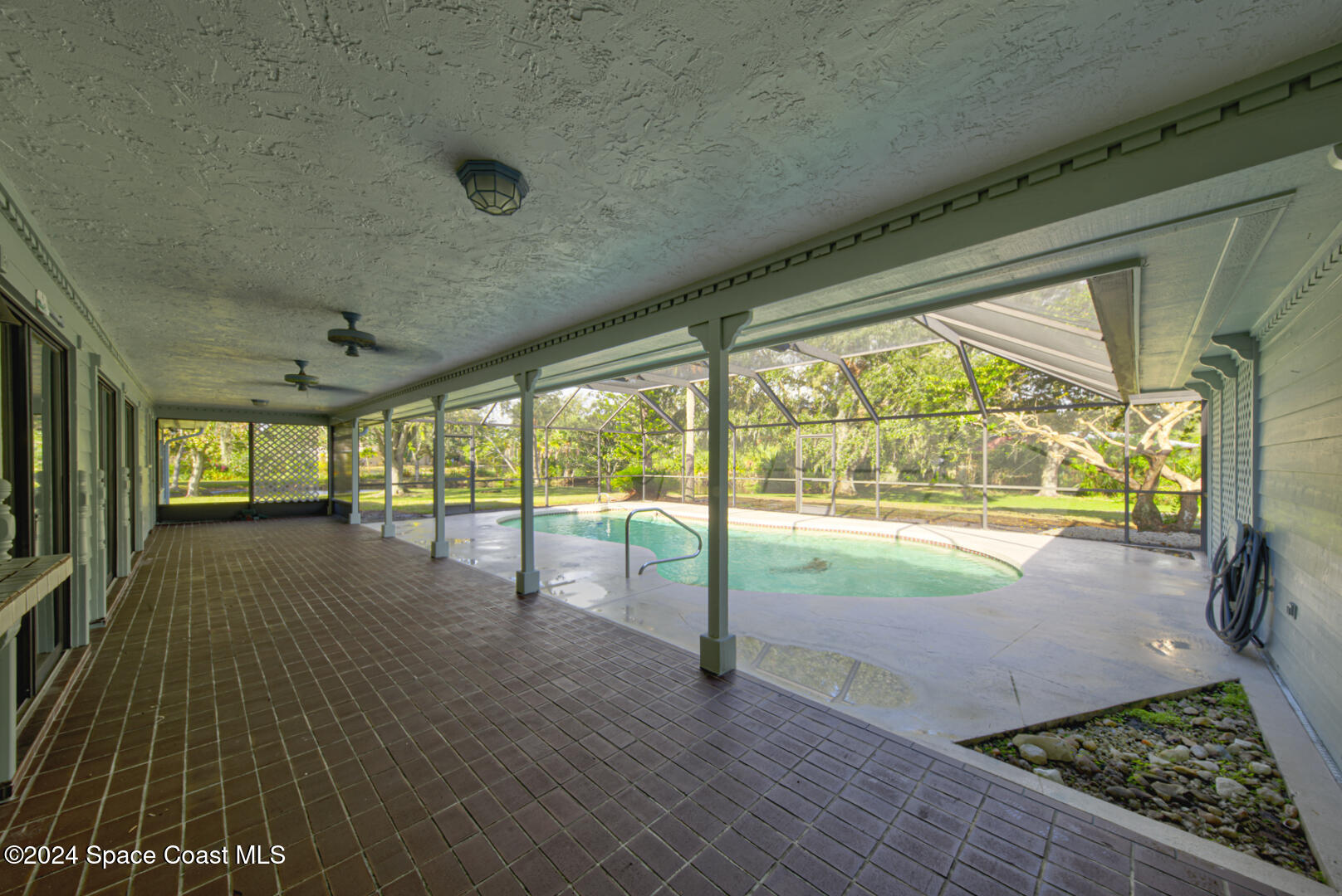 4050 Quail Path Road Cocoa, FL 32926 - Photo 42 of 60 lanai & pool