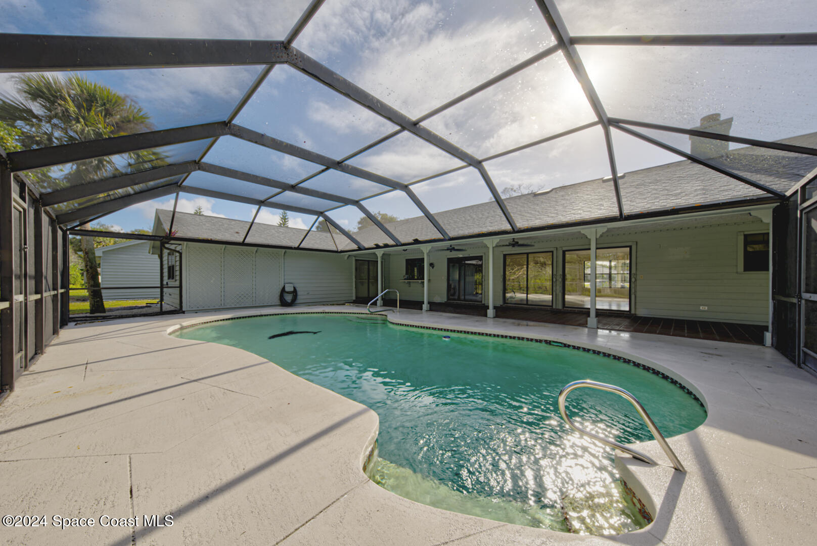 4050 Quail Path Road Cocoa, FL 32926 - Photo 45 of 60 screened in swimming pool